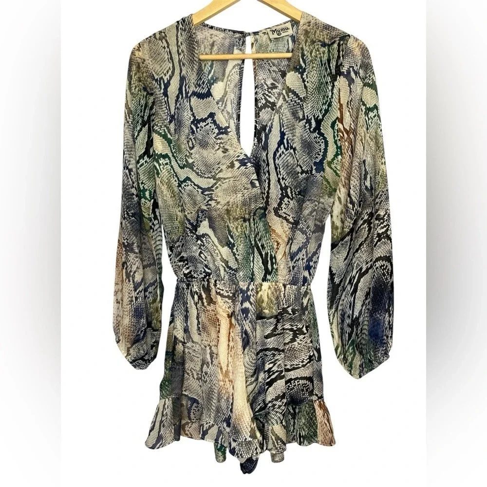 Show Me Your Mumu Rocky Romper Rioconda‎ Multi - Size Small